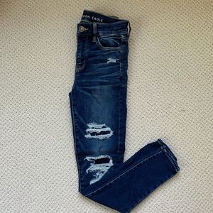 American Eagle Next Level Stretch Ripped Jeans